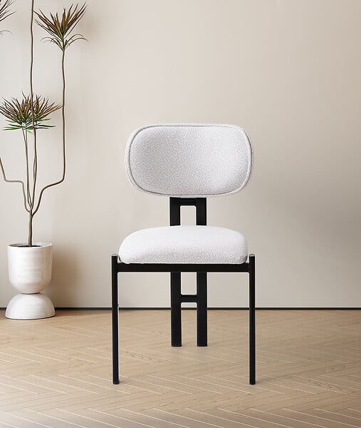 HABITAT ET JARDIN - Ensemble de chaises (2 pièces) en métal "Muriz" - Blanc cassé - large
