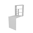 HABITAT ET JARDIN - Table de maquillage en bois "Sedir" - 90 x 59 x 74 cm - Blanc - vignette