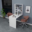 HABITAT ET JARDIN - Table de maquillage en bois "Sedir" - 90 x 59 x 74 cm - Blanc - vignette