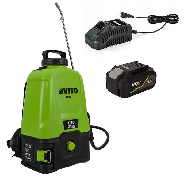 VITO - Pulvérisateur à Batterie 20V - 16L 5bar + Batterie Lithium 4Ah + Chargeur Végetaux jardin toitures VITO - large