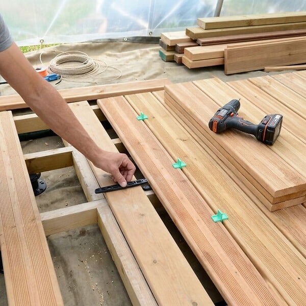 JOUPLAST - Fixation invisible pour lame de terrasse en bois FIXEGO Jouplast - large