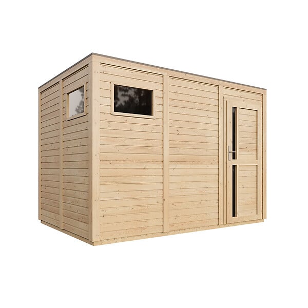 TIMBELA - Abri de Jardin en Bois 6,18 m², Cabane de Jardin Extérieur TIMBELA M326F1 - large