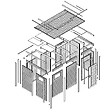 TIMBELA - Abri de Jardin en Bois 6,18 m², Cabane de Jardin Extérieur TIMBELA M326F1 - vignette