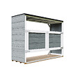 TIMBELA - Abri de jardin pour poubelles 3x240L TIMBELA M982A-CAVERN STEEL - vignette