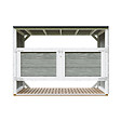 TIMBELA - Abri de jardin pour poubelles 3x240L TIMBELA M982A-TUNDRA GREY - vignette