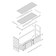 TIMBELA - Abri de jardin pour poubelles 3x240L TIMBELA M982A-TUNDRA GREY - vignette
