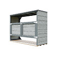 TIMBELA - Abri de jardin pour poubelles 3x240L TIMBELA M982A-TUNDRA CAVERN - vignette