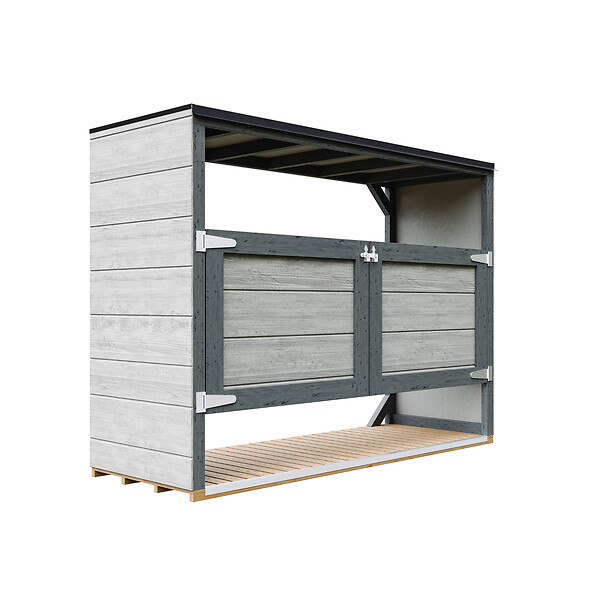 TIMBELA - Abri de jardin pour poubelles 3x240L TIMBELA M982A-TUNDRA CAVERN - large