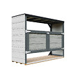 TIMBELA - Abri de jardin pour poubelles 3x240L TIMBELA M982A-TUNDRA CAVERN - vignette