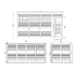 TIMBELA - Abri de Jardin en Bois 8,16 m² TIMBELA M327F1 - vignette
