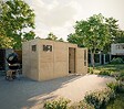 TIMBELA - Abri de Jardin en Bois 6,18 m², Cabane de Jardin Extérieur TIMBELA M326F1+M326G - vignette
