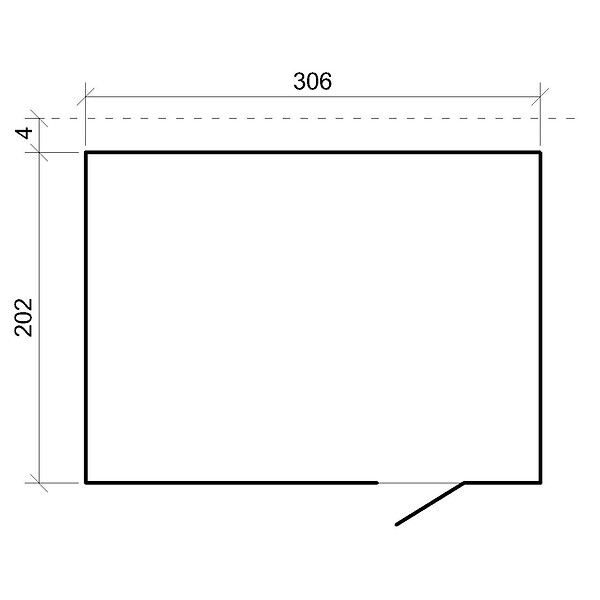 TIMBELA - Abri de Jardin en Bois 6,18 m², Cabane de Jardin Extérieur TIMBELA M326F1+M326G - large