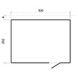 TIMBELA - Abri de Jardin en Bois 6,18 m², Cabane de Jardin Extérieur TIMBELA M326F1+M326G - vignette