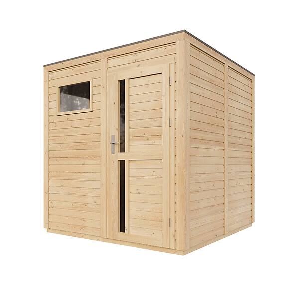 TIMBELA - Abri de Jardin en Bois 4,20 m² TIMBELA M325F1+M325G - large