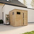 TIMBELA - Abri de Jardin en Bois 4,20 m² TIMBELA M325F1+M325G - vignette