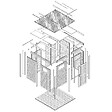 TIMBELA - Abri de Jardin en Bois 4,20 m² TIMBELA M325F1+M325G - vignette