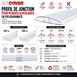 MCCOVER - Profil polycarbonate de jonction - ep.4 mm, L.200 cm - vignette
