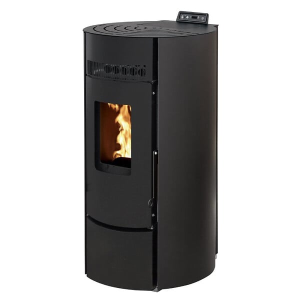 INTERSTOVES - Pack Poêle à granules LEANDRO 9 Etanche + Kit Conduit Ventouse (sortie façade) - - large