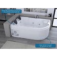 DISTRIBAIN - Baignoire balnéo D-Mauna-Loa 30 jets Whirlpool - vignette