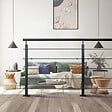 KORDO - Garde-corps OPALU full black - Noir - L.200 cm - vignette