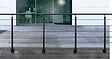 KORDO - Pack garde-corps aluminium OPALU - Noir - L.200xH.117cm - vignette