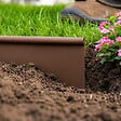 GT GARDEN - Bordure de jardin marron - 12,5 cm x 18 mètres - vignette