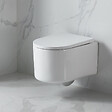 GROHE - Pack WC Bâti Rapid SL + WC sans bride SAT Vortex + Abattant SoftClose + Plaque chrome + Set d'habillage (ARENADELANOTQSB) - vignette