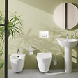 VILLEROY & BOCH - ViConnect Pro S Pack WC bâti Villeroy & Boch + WC sans bride + abattant SoftClose + set d'habillage + plaque (VCNINTEGRARS2SBCH) - vignette