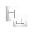 SWISS AQUA TECHNOLOGIES - Pack WC Bâti autoportant + WC sans bride Vortex SAT Fusion + Abattant softclose + Plaque Chrome - vignette