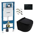 GEBERIT - Duofix pack WC bâti-support + WC suspendu sans bride Ceramia PixL avec abattant SoftClose + plaque (GEDCEPXBMT03-FR) - vignette