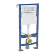 GEBERIT - Pack Bati-support Geberit Autoportant Duofix + WC sans bride Vitra Normus Spin+ Abattant softclose + Plaque blanche (Normus - vignette