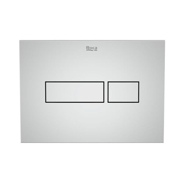 ROCA - Pack WC bâti-support + WC suspendu sans bride Ceramia avec abattant SoftClose + plaque (ROCE14WT05-FR) - large