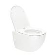 GROHE - Pack WC Bâti-support autoportant Rapid SL + WC SAT Vortex sans bride + Abattant SoftClose + Plaque chrome (PROVORTEX1) - vignette