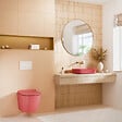 CERAMIA - PixL WC suspendu en céramique Vortex , fixations invisibles + abattant Soft-Close, Rose mat (CEPX010RTORPPM) - vignette