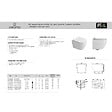CERAMIA - PixL WC suspendu en céramique Vortex , fixations invisibles + abattant Soft-Close, Noir mat (CEPX010RTORPBKM) - vignette