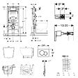 GEBERIT - Duofix pack WC bâti-support + WC suspendu sans bride Ceramia PixL avec abattant SoftClose + plaque (GECEPXWT02-FR) - vignette