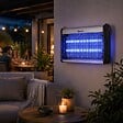 INTEC - Lampe Anti Moustique Intérieur Extérieur 2500V Technologie LED 14W Surface 120m² Elimine Mouches Moucherons & Insectes volants - vignette