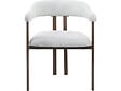 HABITAT ET JARDIN - Lot de 2 chaises de salle à manger imitation bois "Serelia" - Gris clair - vignette