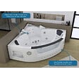 DISTRIBAIN - Baignoire balnéo Romantica-S 36 jets Whirlpool - vignette