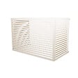 DECOCLIM - Cache unité extérieure en aluminium blanc crème taille XXL - DECOCLIM-23AXXL9001 - vignette
