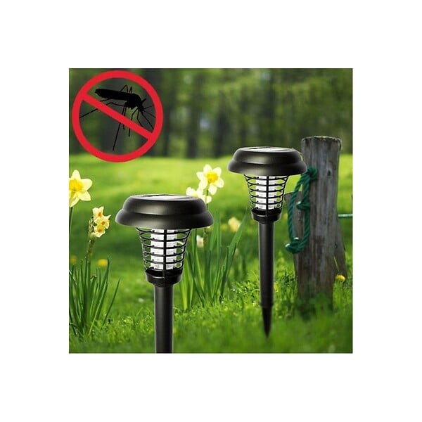 GRUNDIG - Lampe piège anti insectes GRUNDIG Solaire avec PIQUET Autonomie 6/8 heures - large
