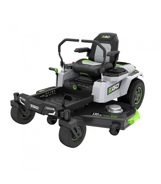 EGO POWER+ - PACK tondeuse à rayon braquage zero 15Ah chargeur mural coupe 132 cm Ego ZT5201E-L - large