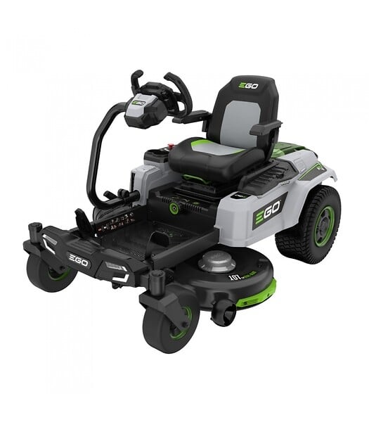 EGO POWER+ - PACK tondeuse à rayon braquage zero 4 batteries 56v chargeur mural coupe 107 cm Ego ZT4201ES - large
