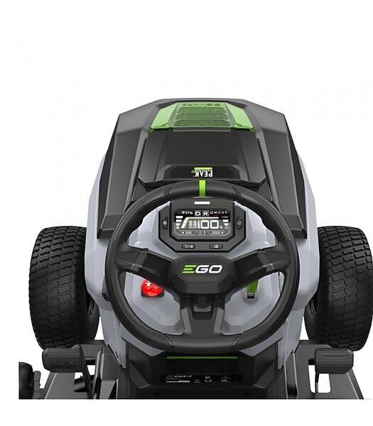 EGO POWER+ - Tondeuse autoportée sur batterie 56V, 98 cm de coupe, bac arrière de 300 litres - EgoPower TR3801E-B - large