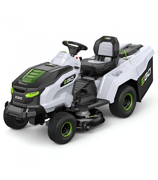 EGO POWER+ - Tracteur de tonte électrique EGO, Pack 15Ah avec chargeur mural 1600W, Coupe mulching 98 cm - TR3801E-B - large