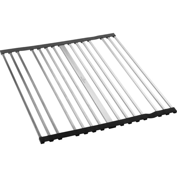VILLEROY ET BOCH - Evier 1 bac et demi  Subway Pure 60 100 x 51 égouttoir à gauche céramique sans vidage blanc + Egouttoir déroulable - large