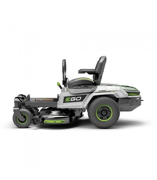 EGO POWER+ - Tondeuse autoportée sur batterie Zero Turn Ego coupe 107 cm ZT4201E avec chargeur mural - large