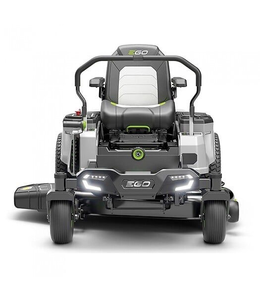 EGO POWER+ - Tondeuse autoportée sur batterie Zero Turn Ego coupe 107 cm ZT4201E avec chargeur mural - large