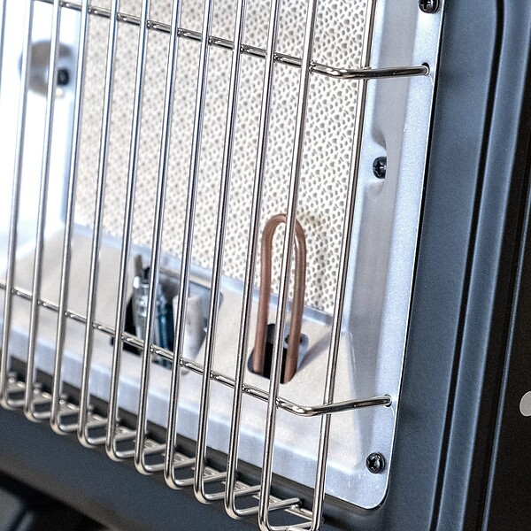 INTEC - Chauffage à gaz portable 1700W Céramique + 4 Cartouches de gaz Thermocouple ODS Camping Pêche INTEC - large