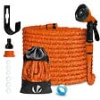 VOUNOT - Tuyau d’Arrosage Extensible 15m avec Accessoires orange - vignette